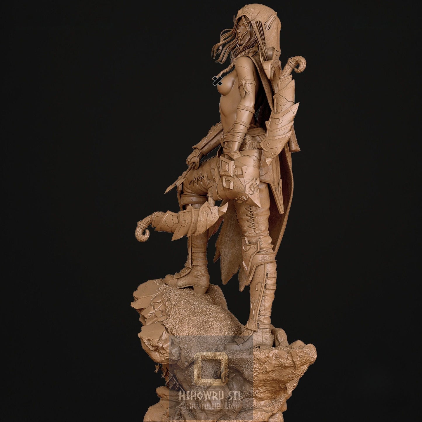 4929 Alleria Windrunner NSFW - WOW - STL 3D Print Files