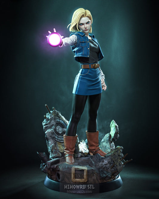 5273 Android 18 - Dragon Ball - STL 3D Print Files