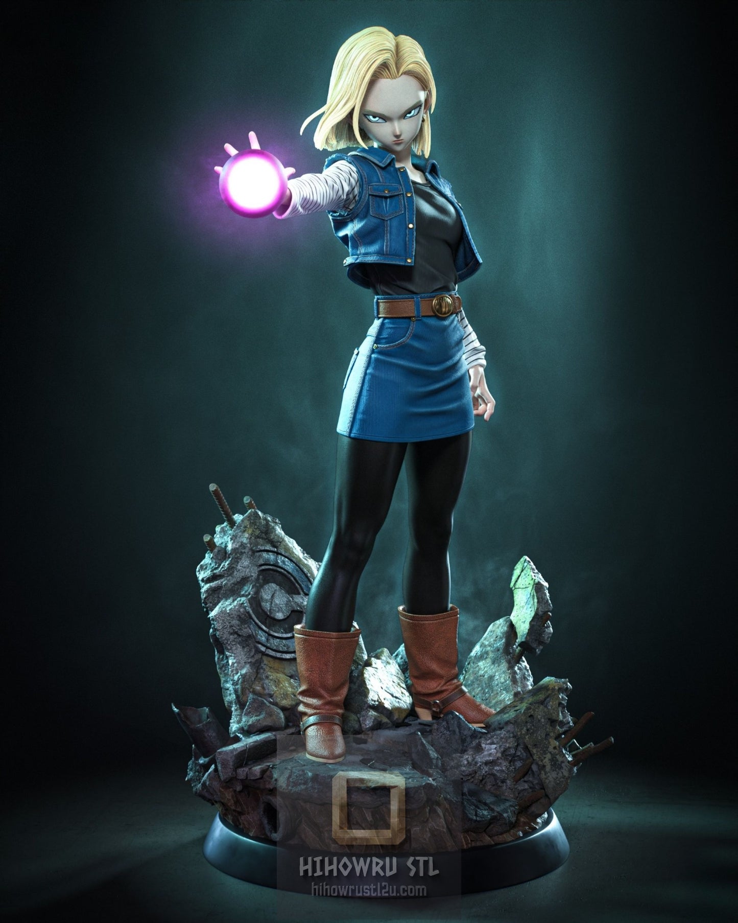 5273 Android 18 - Dragon Ball - STL 3D Print Files