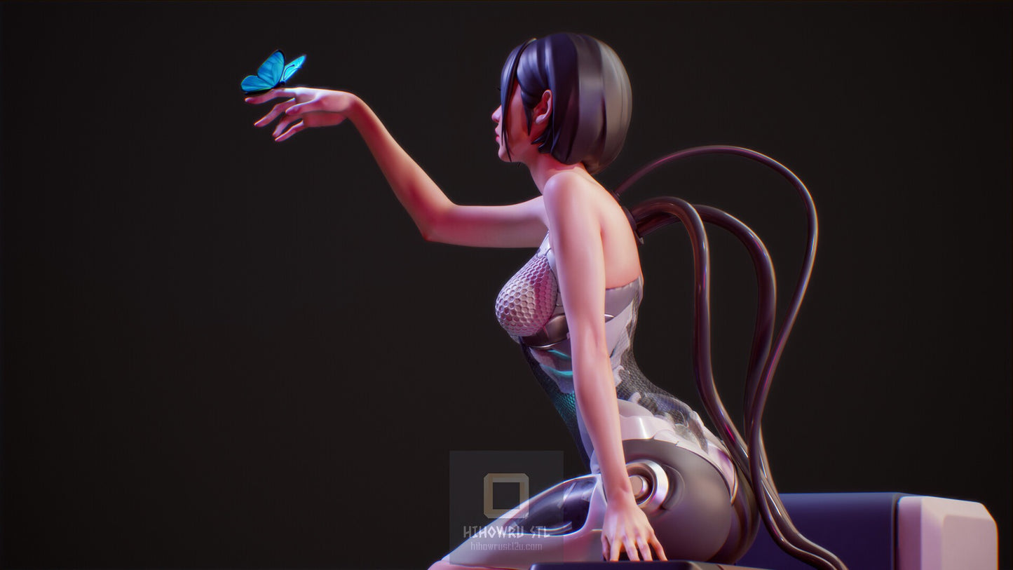 4289 Android Girl - STL 3D Print Files