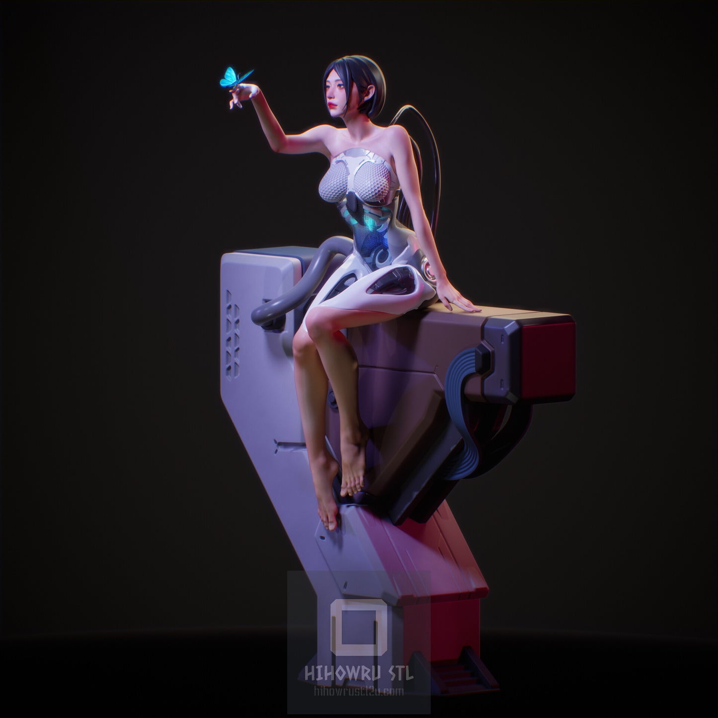 4289 Android Girl - STL 3D Print Files