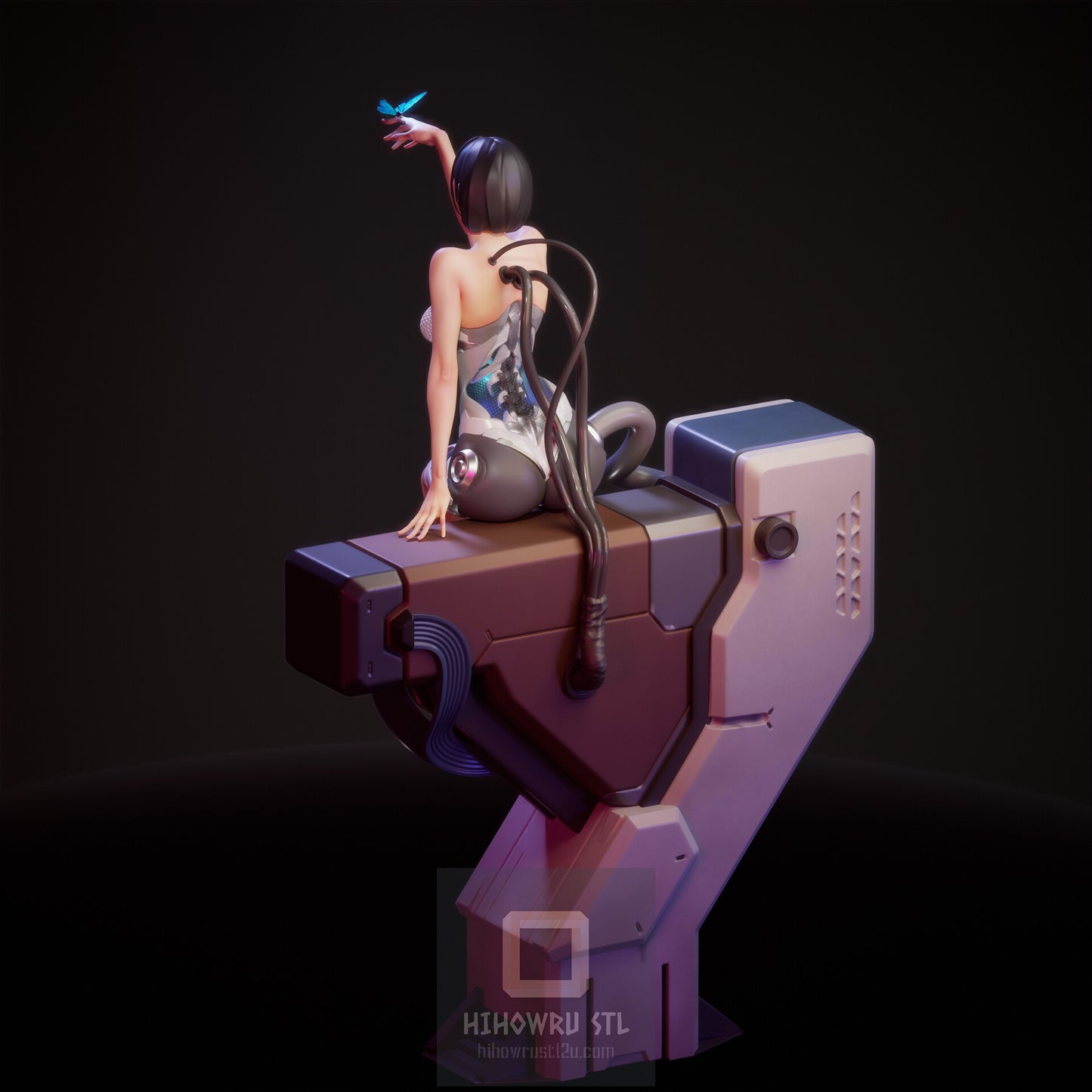 4289 Android Girl - STL 3D Print Files