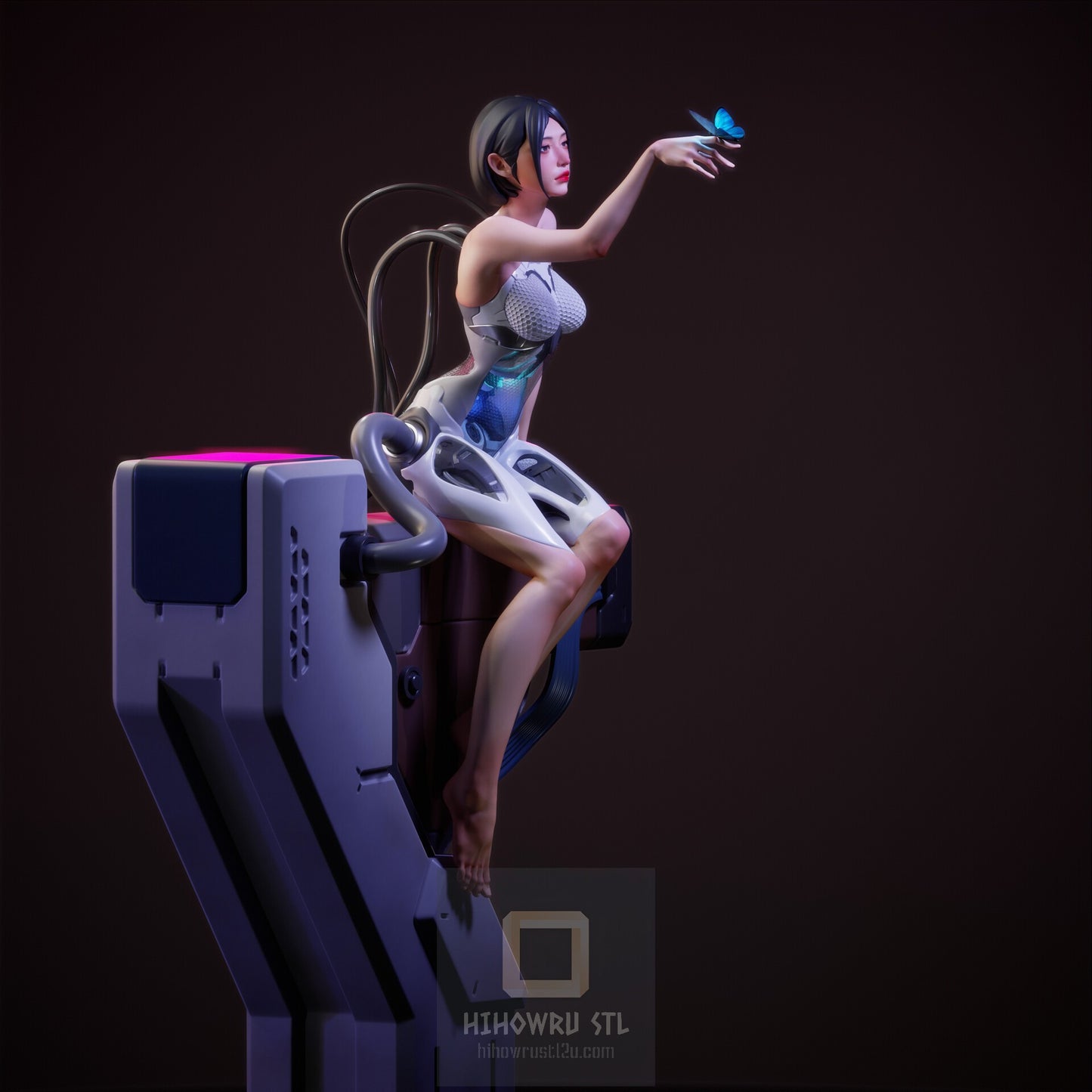 4289 Android Girl - STL 3D Print Files