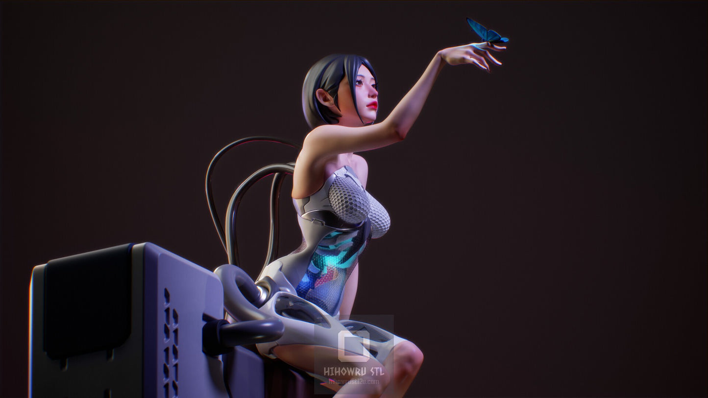 4289 Android Girl - STL 3D Print Files