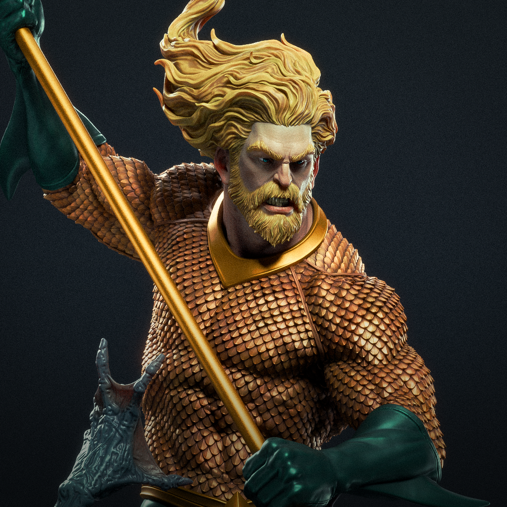 2365 Aquaman - DC Comics - STL 3D Print Files