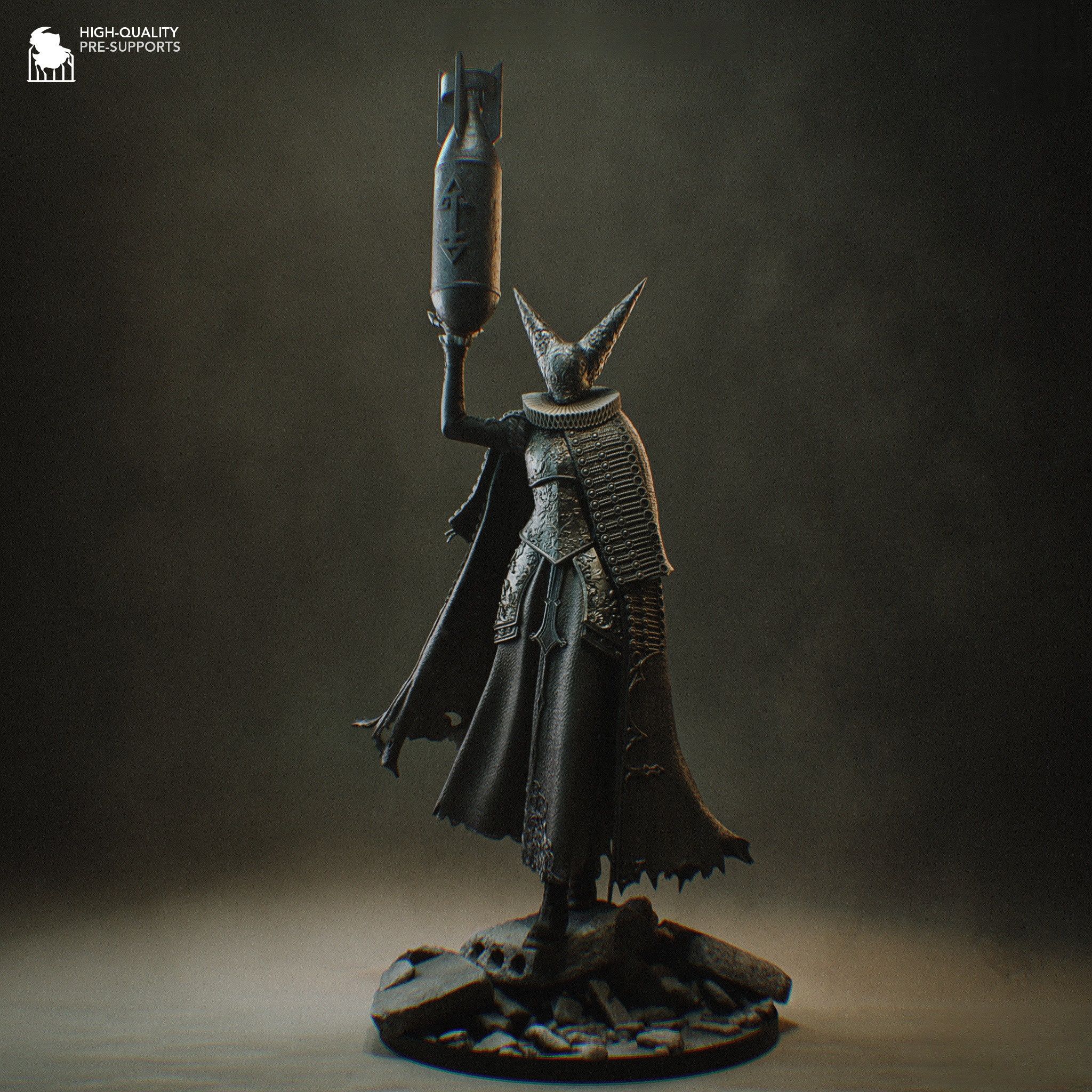 3942 Artillery Witch - Trench Crusade - STL 3D Print Files - My Stl