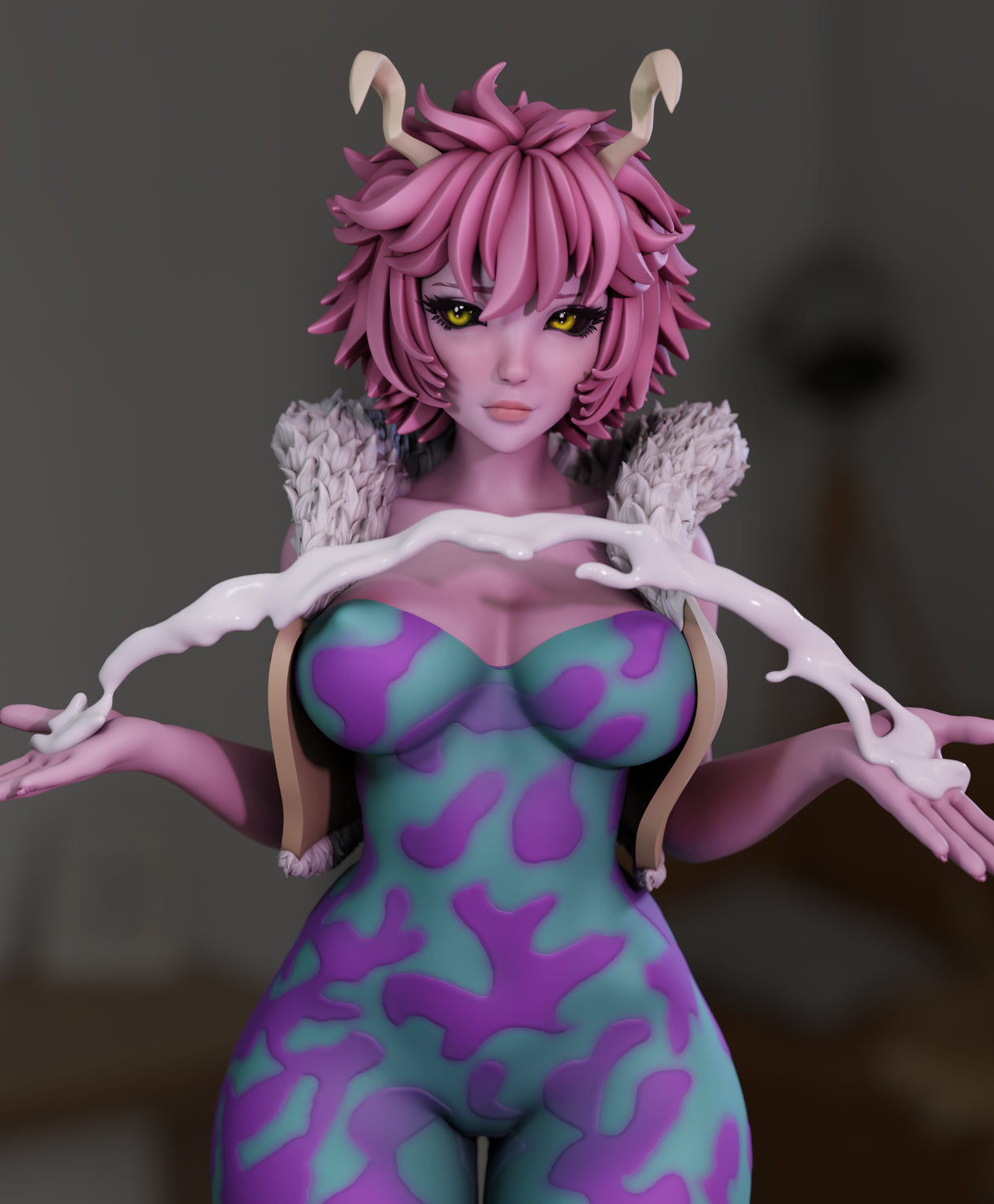 3261 Mina Ashido NSFW - My Hero Academia - STL 3D Print Files