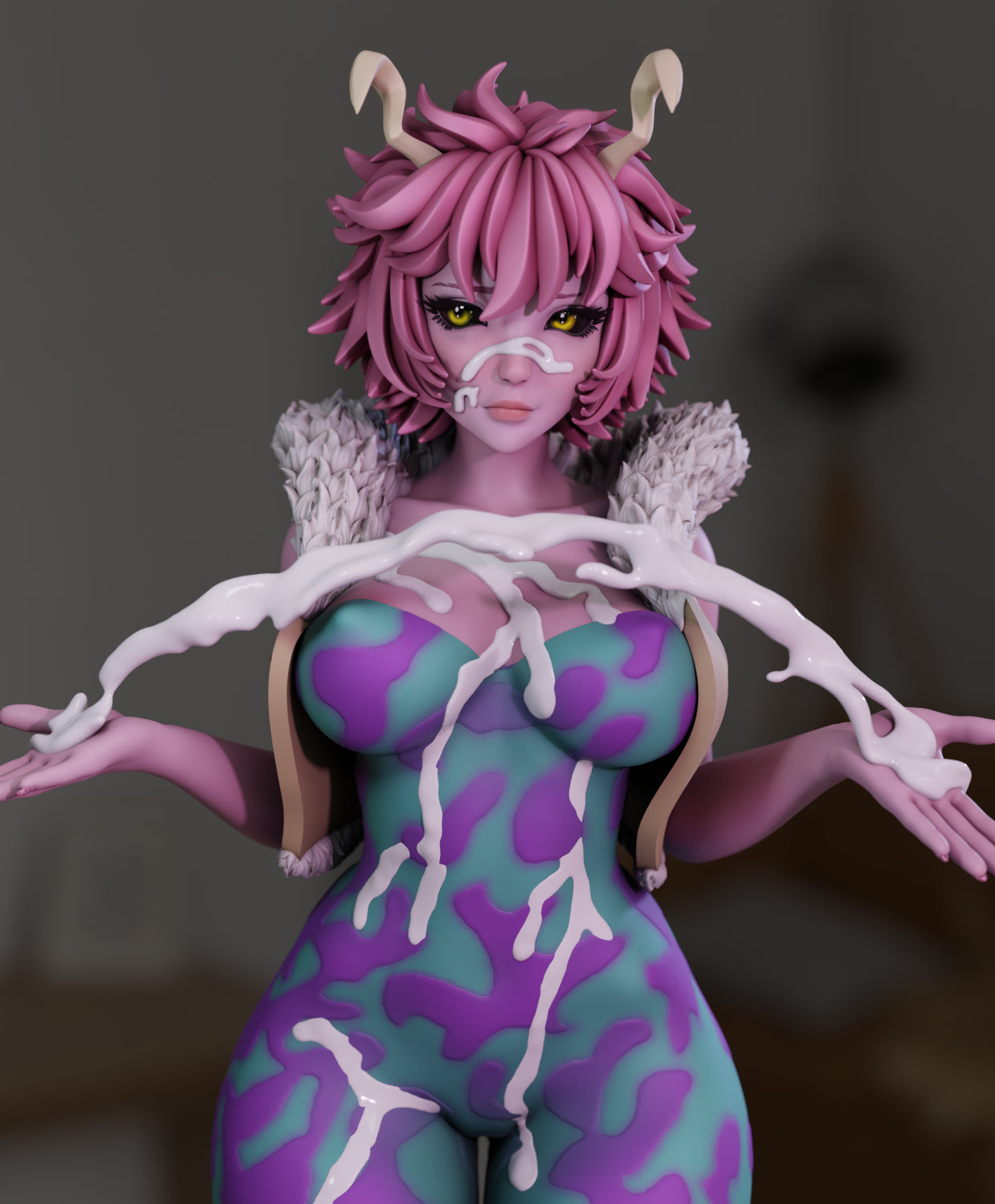 3261 Mina Ashido NSFW - My Hero Academia - STL 3D Print Files