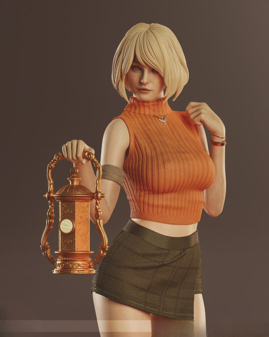 4233 Ashley Graham NSFW - Resident Evil - STL 3D Print Files X 3D Animations