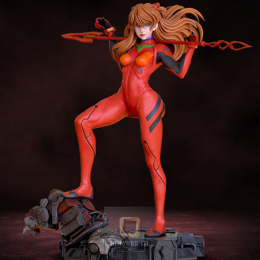 5017 Asuka Langley Soryu - Neon Genesis Evangelion - STL 3D Print Files