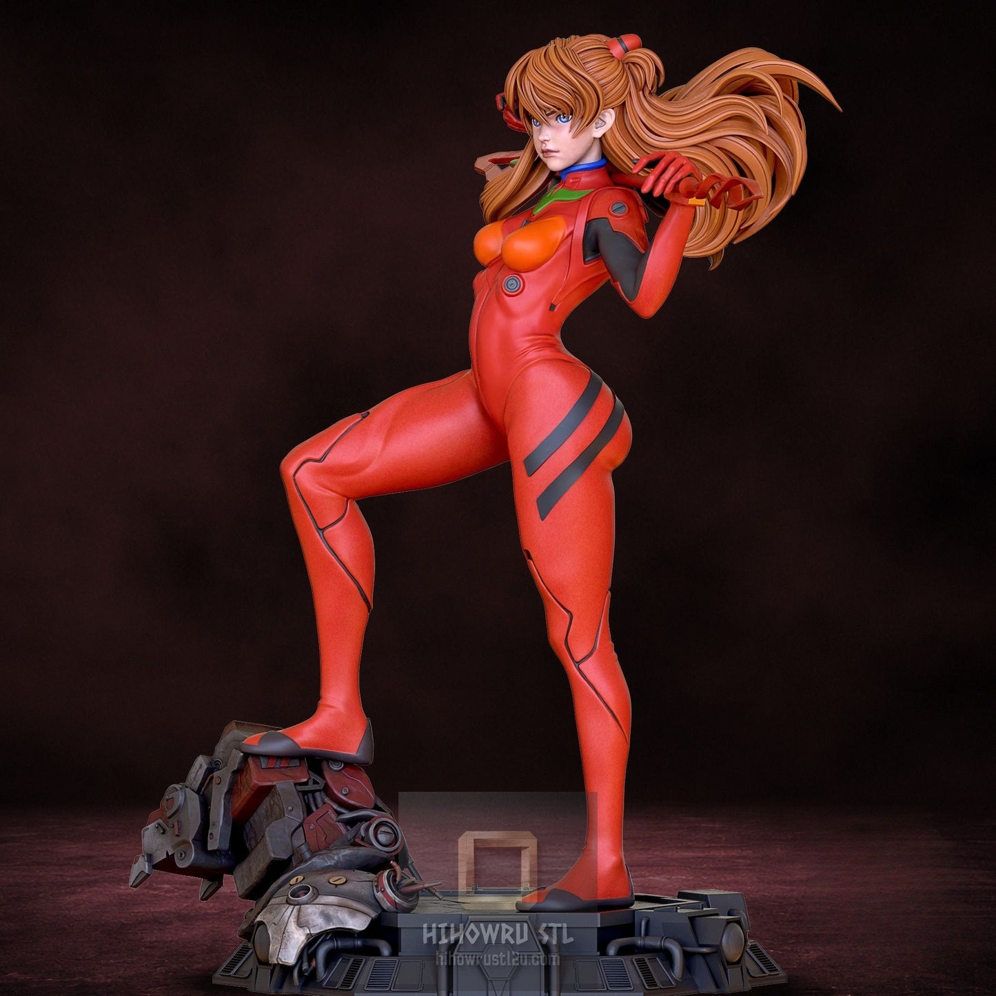 5017 Asuka Langley Soryu - Neon Genesis Evangelion - STL 3D Print Files
