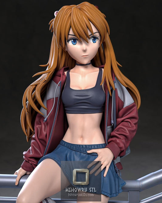 5507 Asuka Langley Soryu NSFW - Neon Genesis Evangelion - STL 3D Print Files
