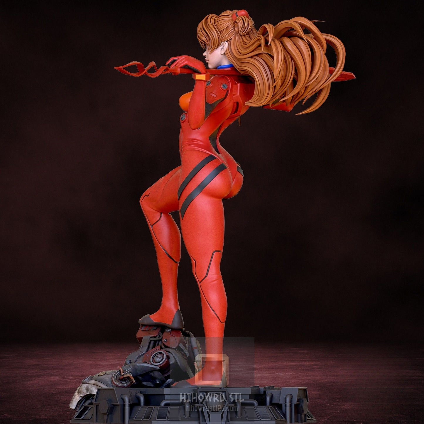 5017 Asuka Langley Soryu - Neon Genesis Evangelion - STL 3D Print Files