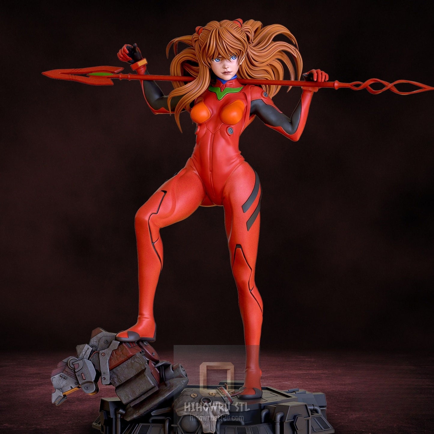 5017 Asuka Langley Soryu - Neon Genesis Evangelion - STL 3D Print Files
