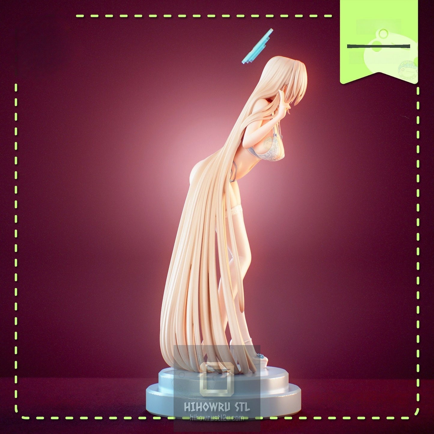 5357 Ichinose Asuna NSFW - Blue Archive - STL 3D Print Files