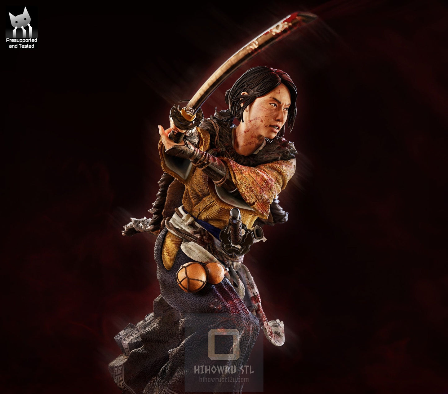 4569 Atsu - Ghost of Yotei - STL 3D Print Files