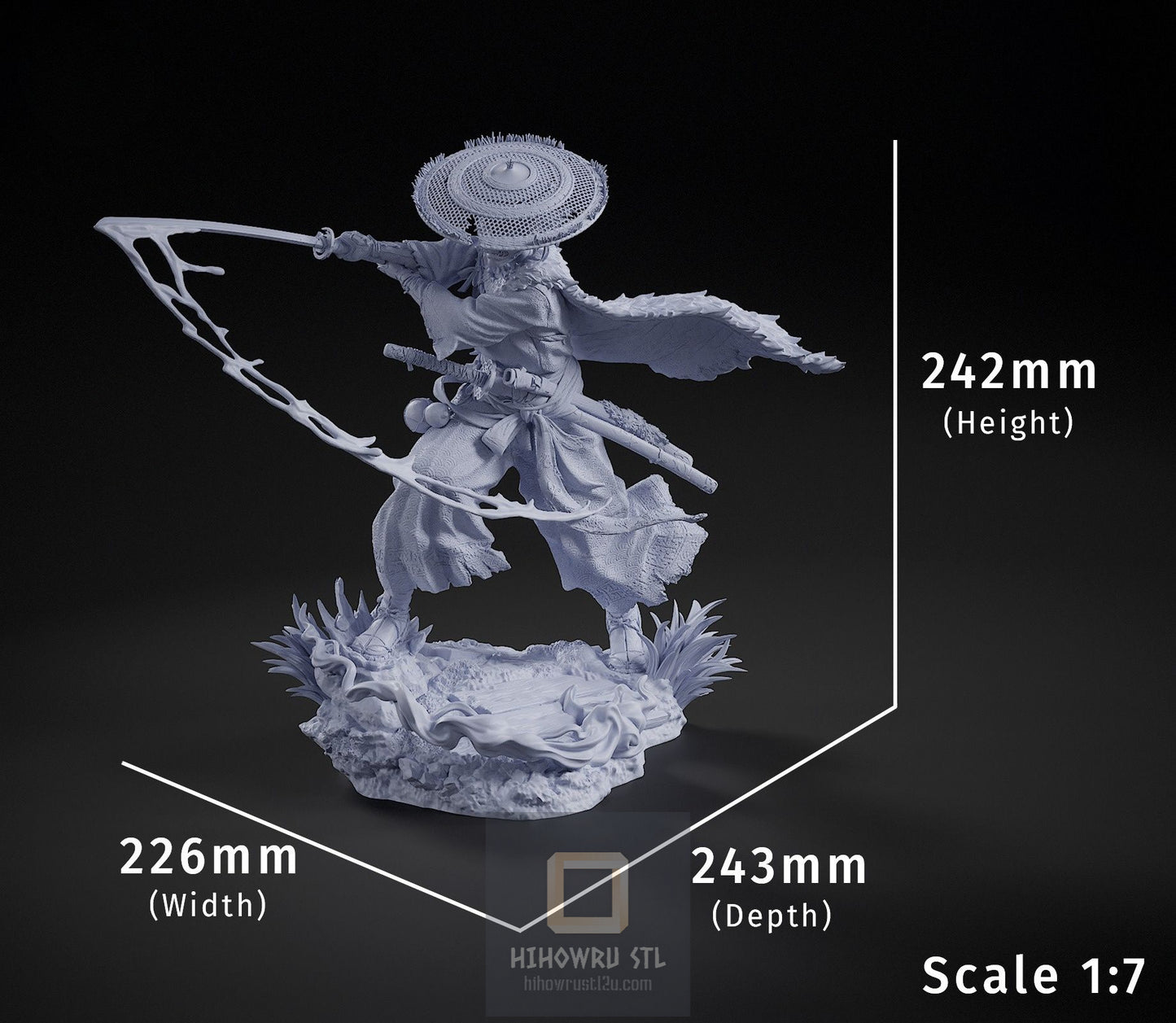 4569 Atsu - Ghost of Yotei - STL 3D Print Files