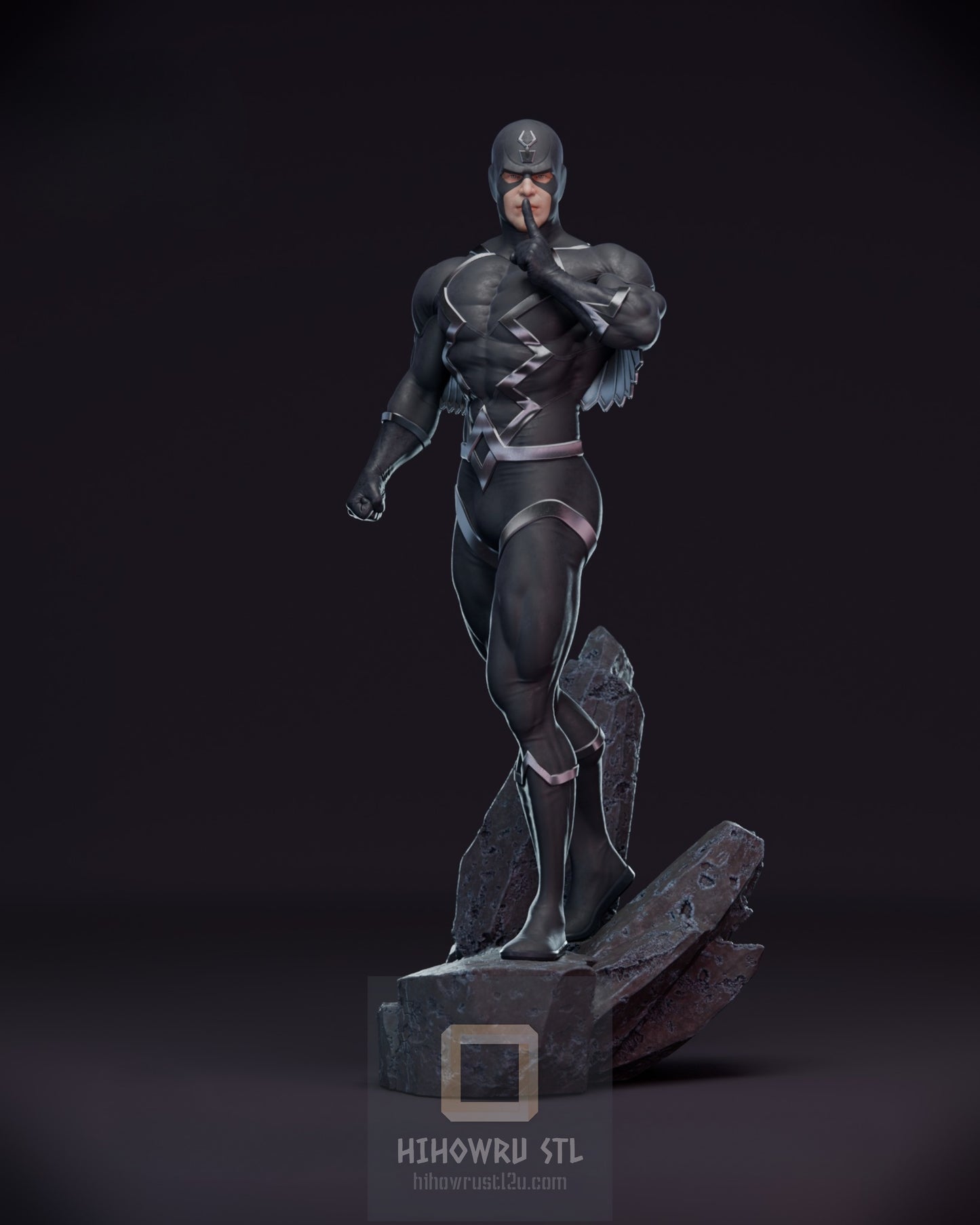 4531 Black Bolt and Medusa - Marvel Comics - STL 3D Print Files