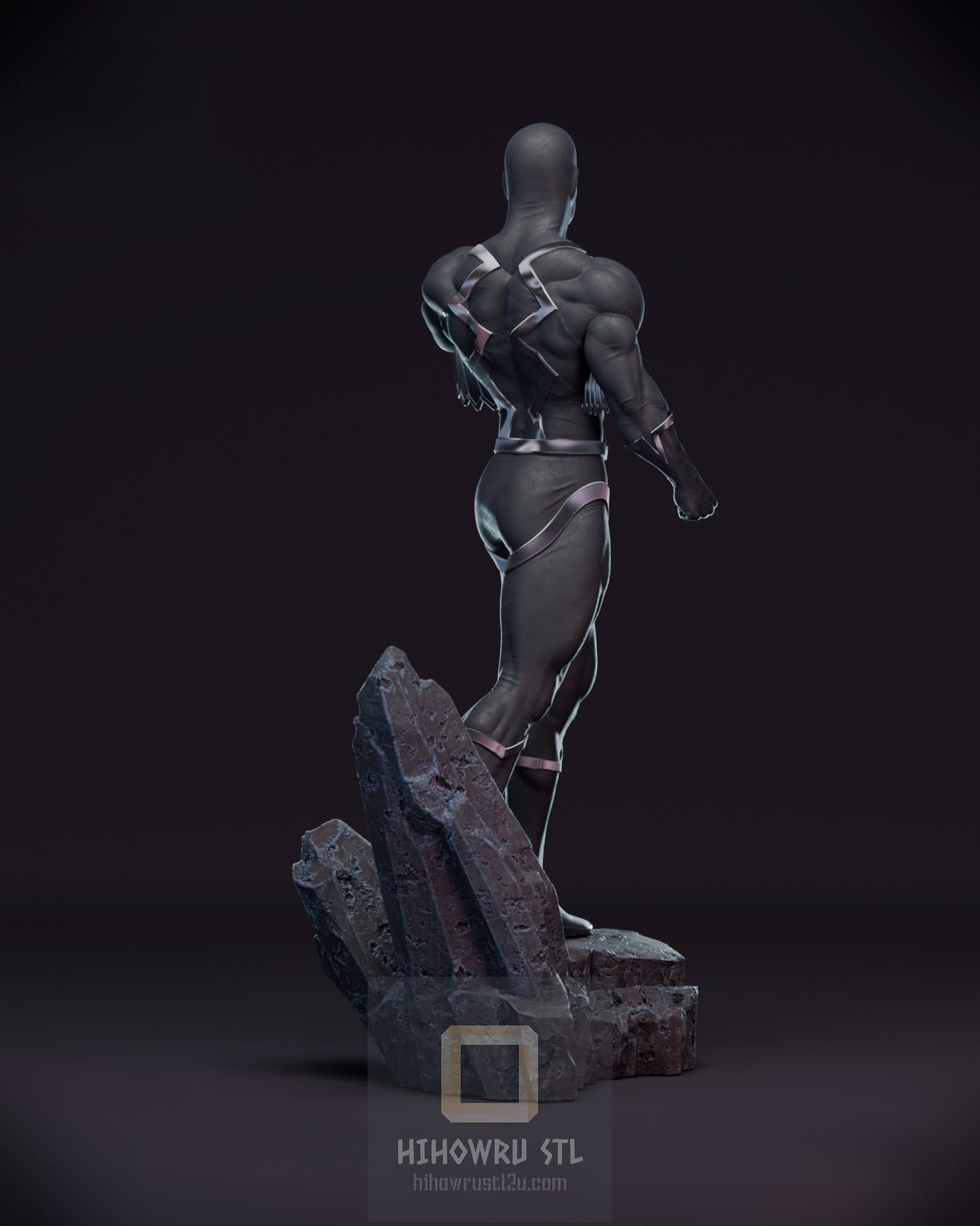 4531 Black Bolt and Medusa - Marvel Comics - STL 3D Print Files