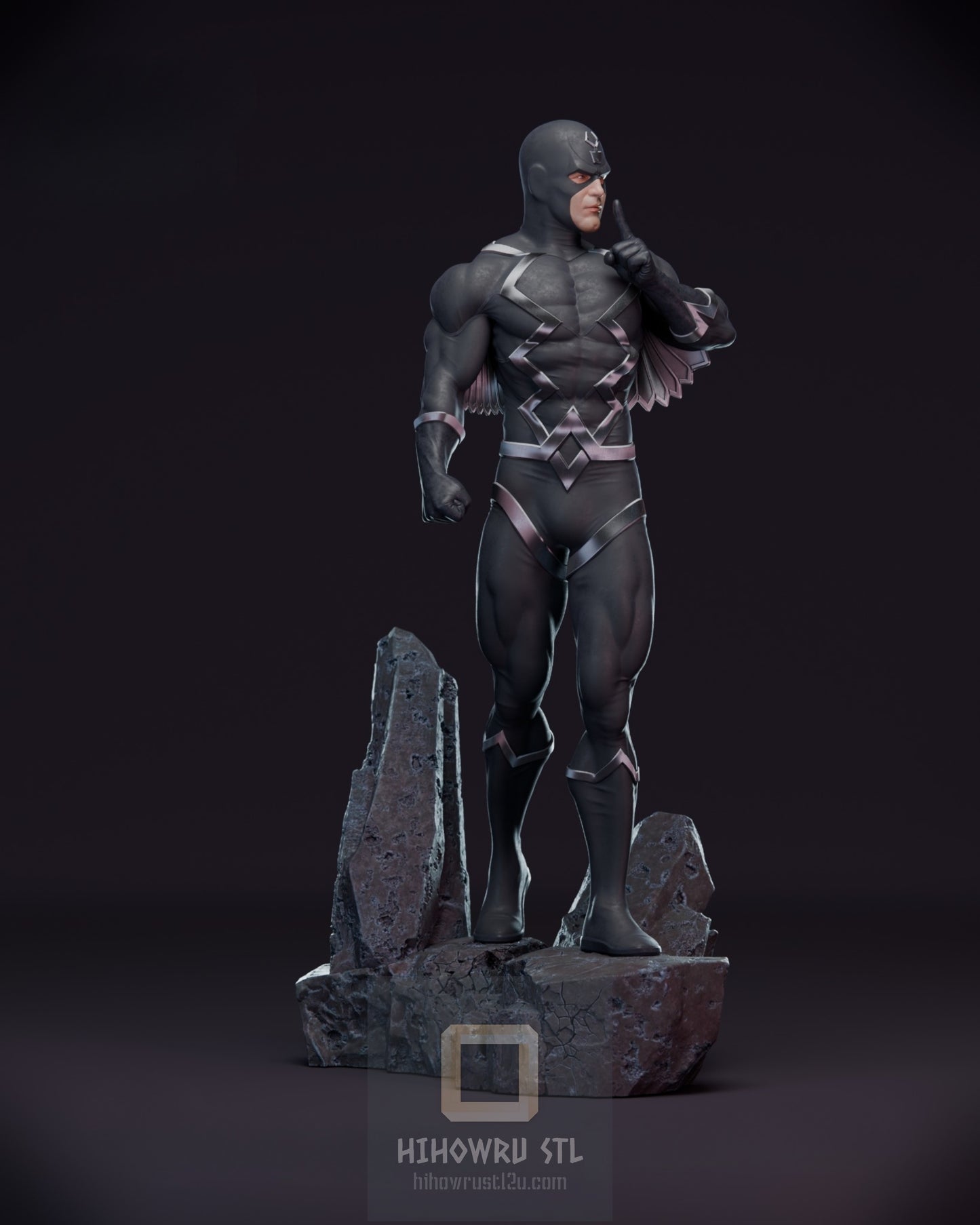 4531 Black Bolt and Medusa - Marvel Comics - STL 3D Print Files