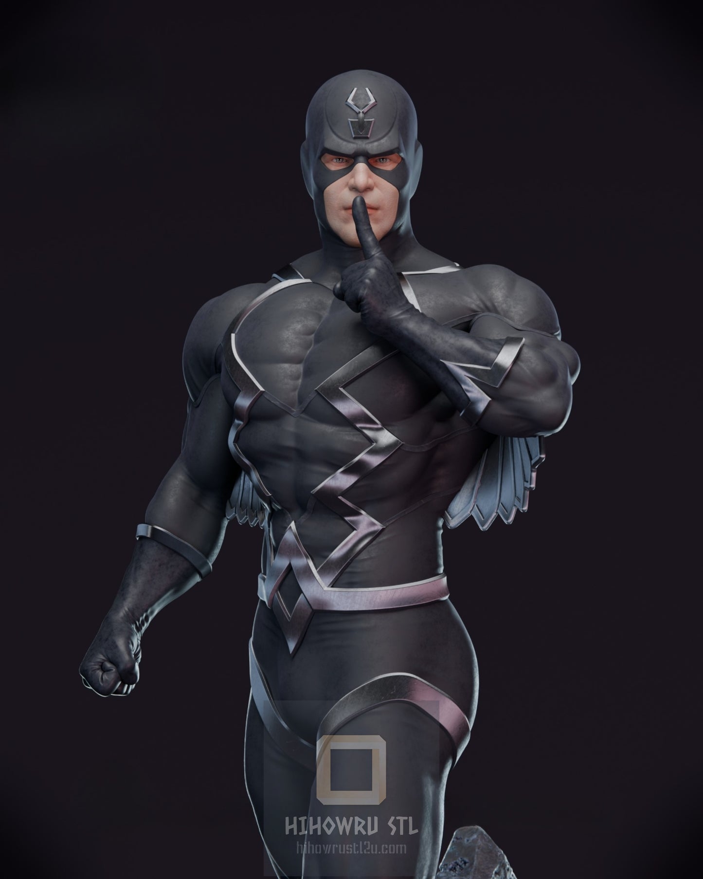 4531 Black Bolt and Medusa - Marvel Comics - STL 3D Print Files
