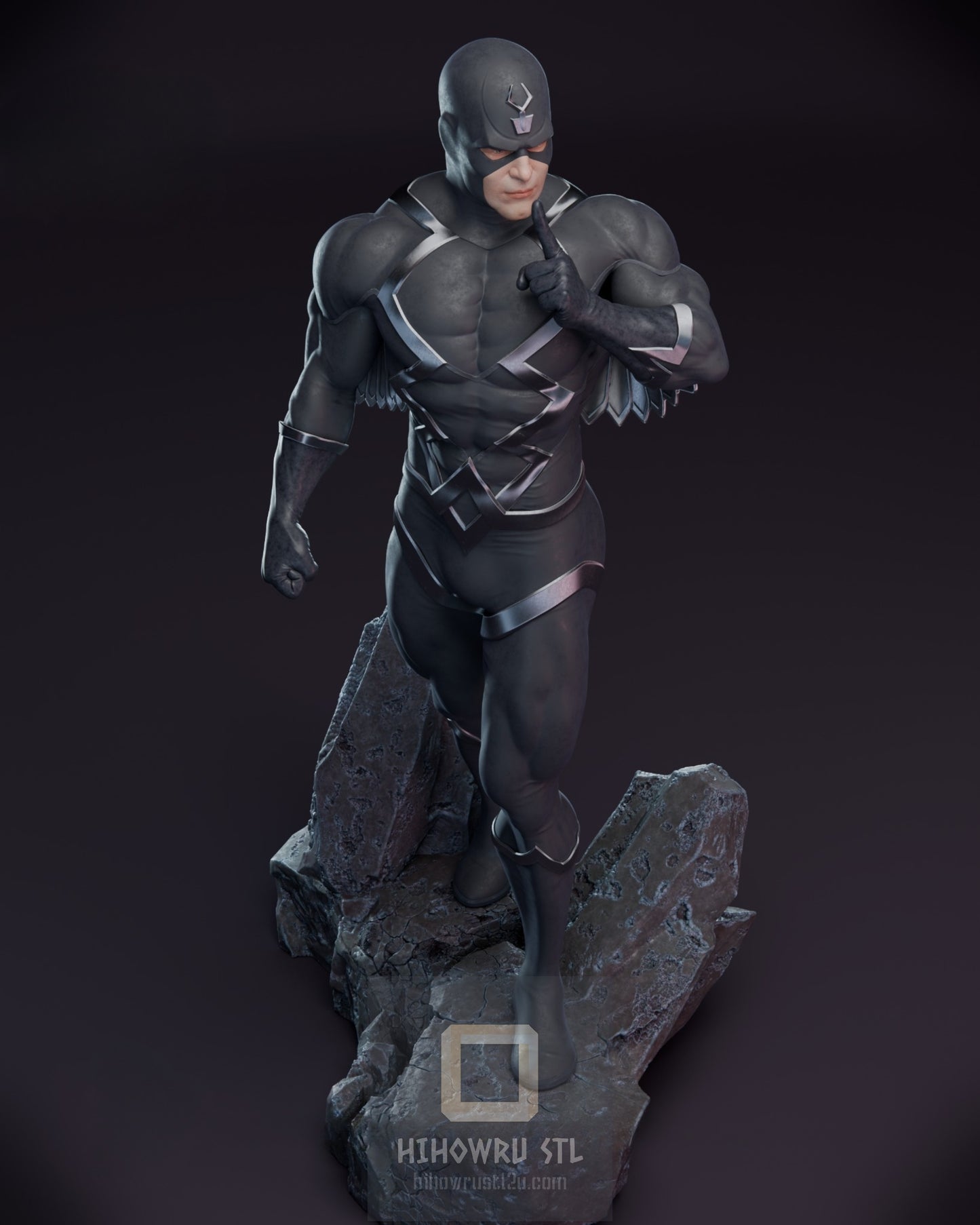 4531 Black Bolt and Medusa - Marvel Comics - STL 3D Print Files