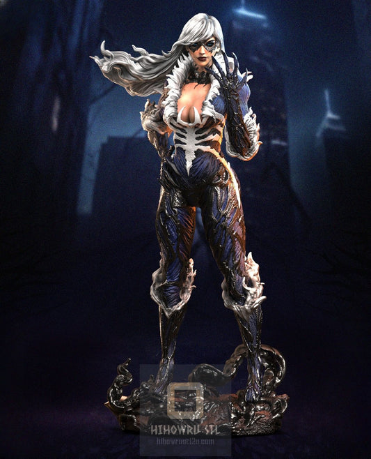 4465 Venomized Black Cat - Marvel Comics - STL 3D Print Files