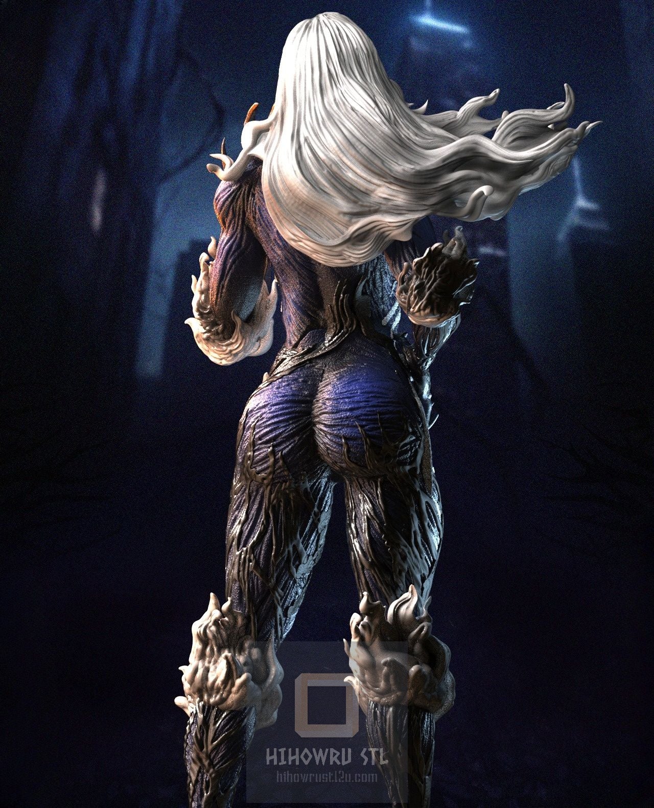 4465 Venomized Black Cat - Marvel Comics - STL 3D Print Files