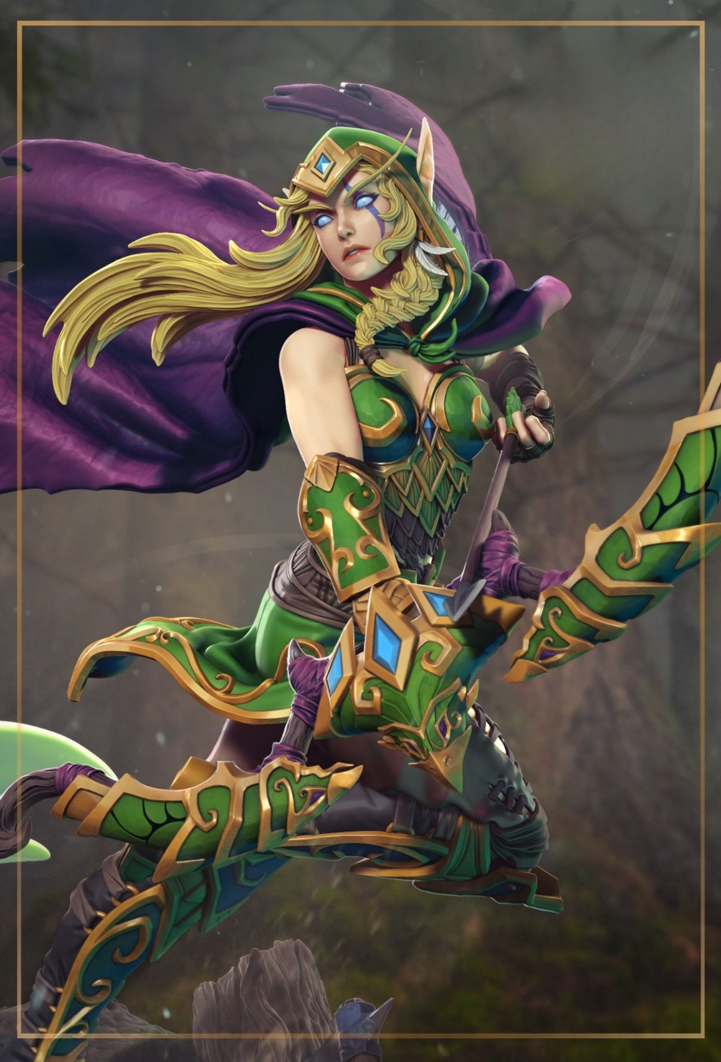 4302 Sylvanas Windrunner - World of Warcraft - STL 3D Print Files