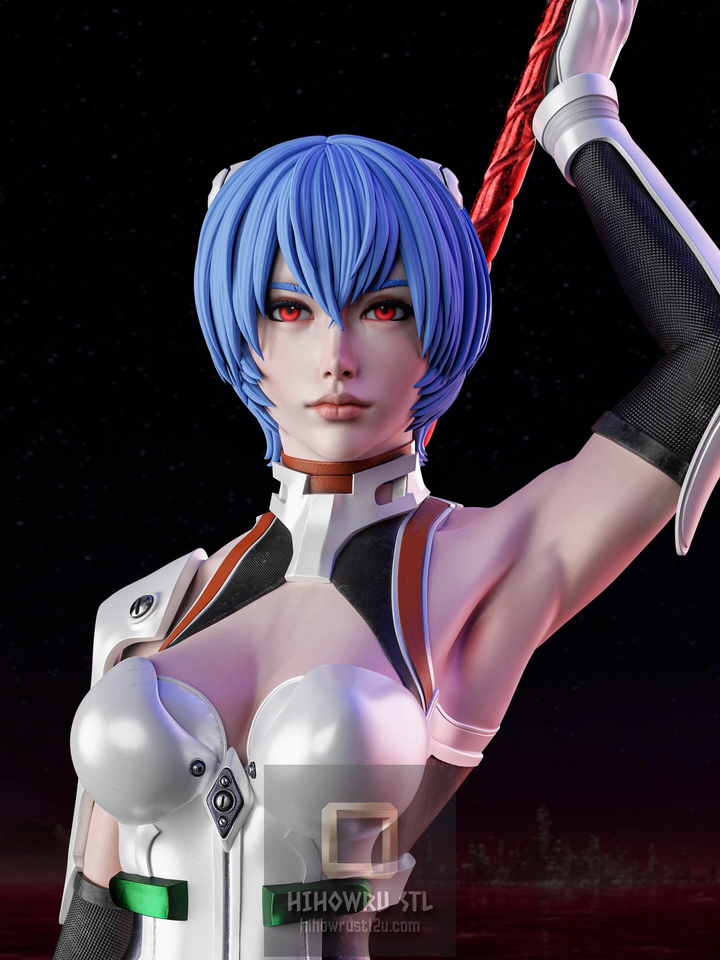 5343 Rei Ayanami NSFW - Evangelion - STL 3D Print Files
