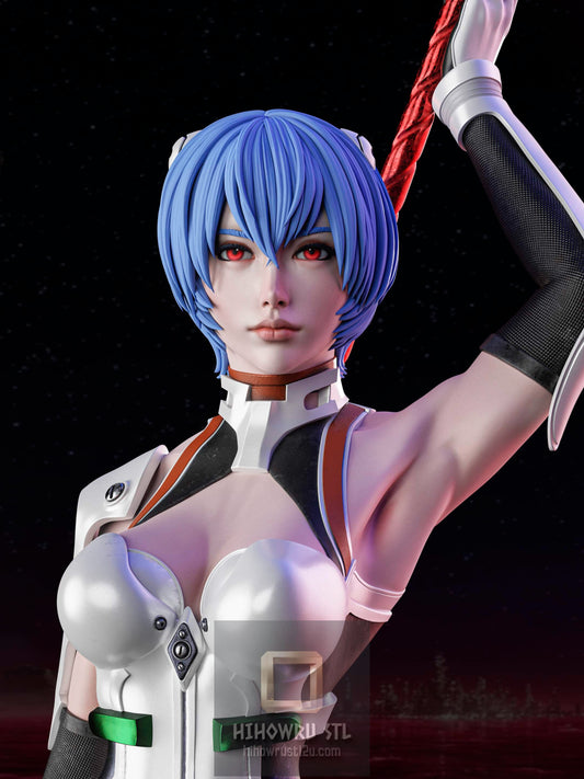 5343 Rei Ayanami NSFW - Evangelion - STL 3D Print Files