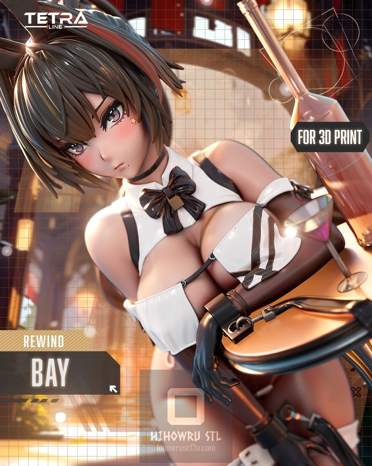 4610 Bay NSFW - Nikke Goddess of Victory - STL 3D Print Files