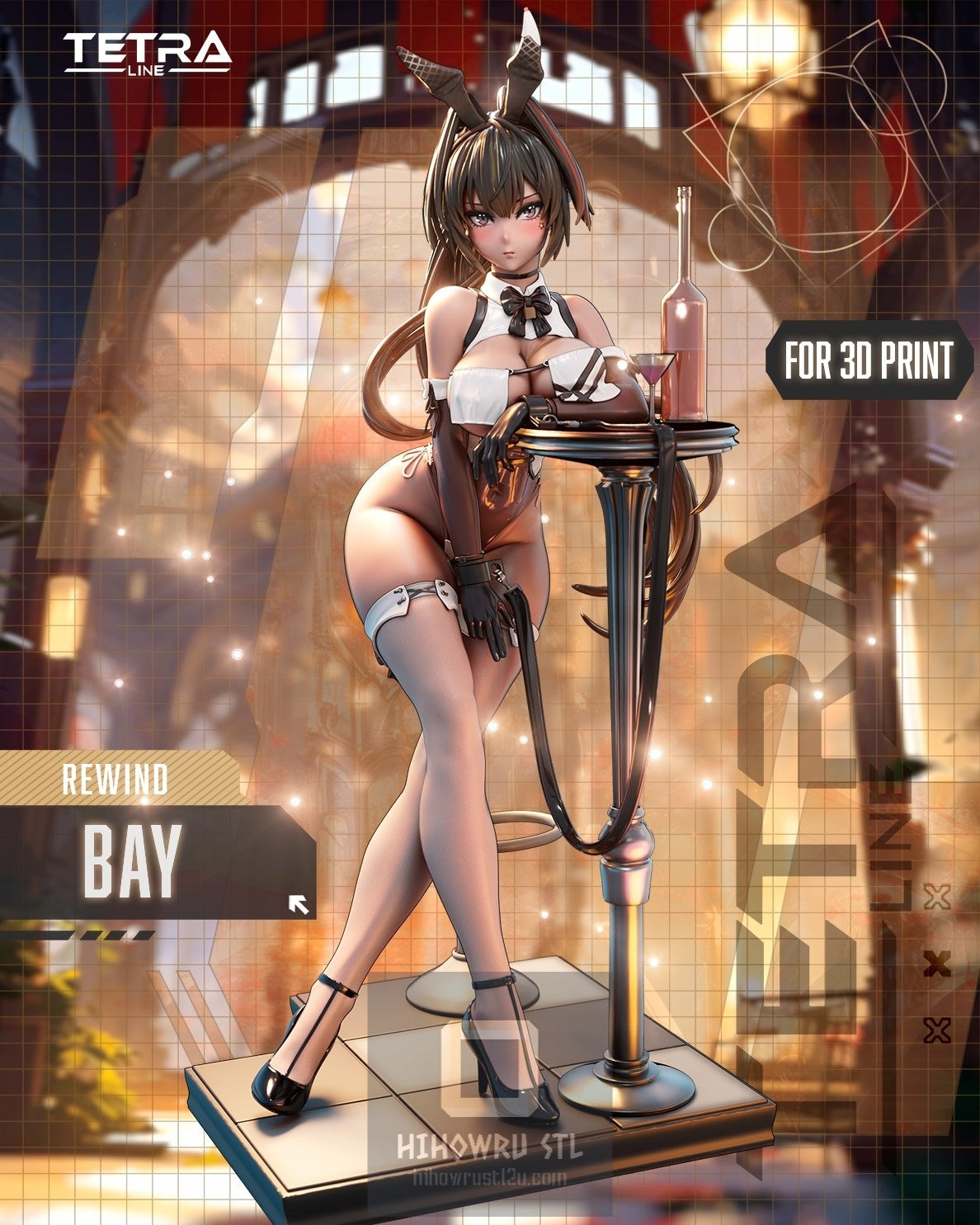 4610 Bay NSFW - Nikke Goddess of Victory - STL 3D Print Files