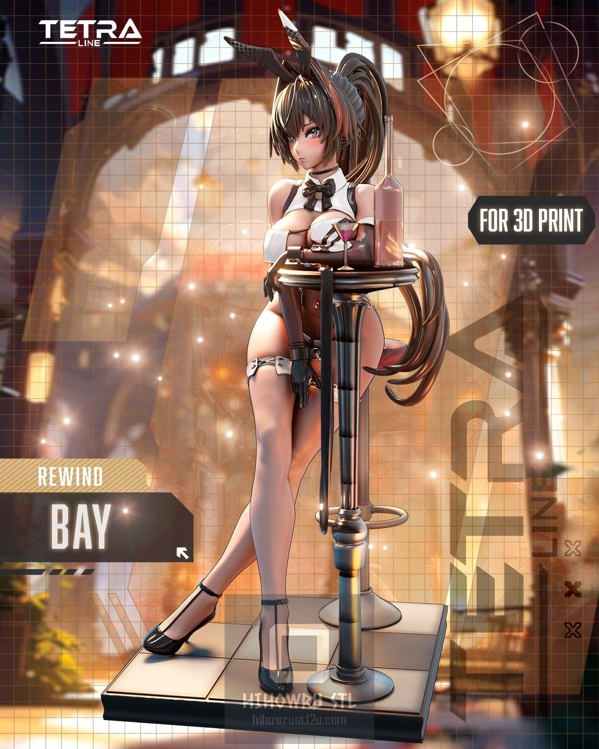 4610 Bay NSFW - Nikke Goddess of Victory - STL 3D Print Files