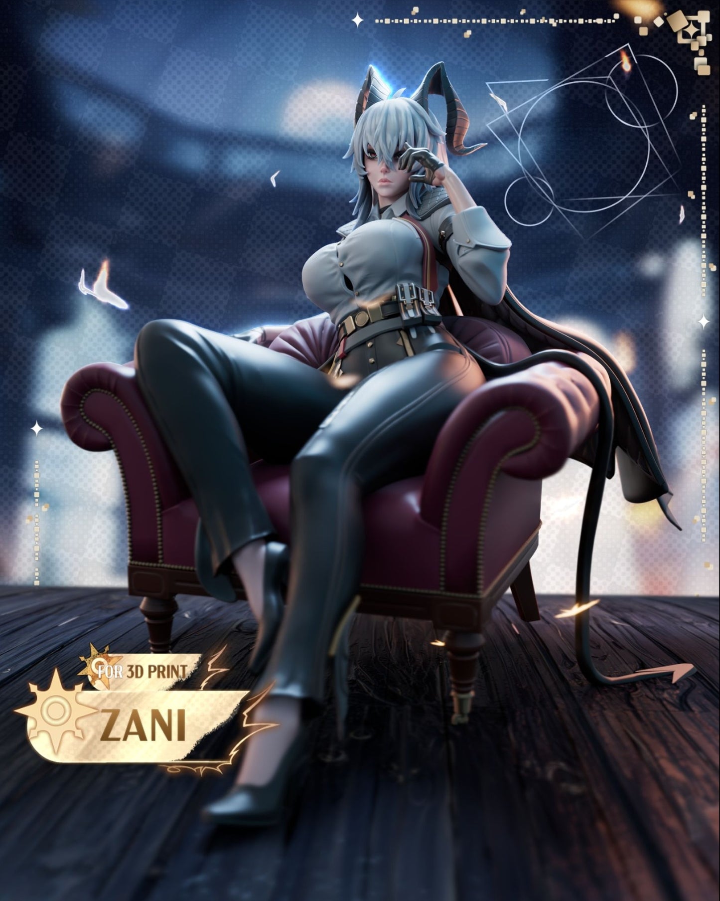 3880 Zani NSFW - Wuthering Waves - STL 3D Print Files