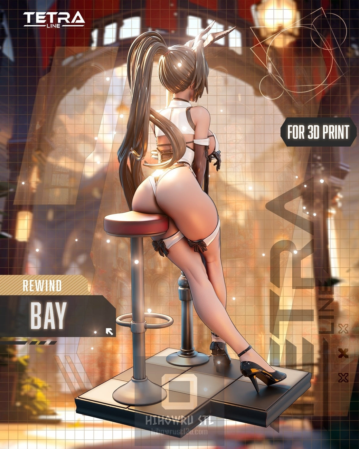 4610 Bay NSFW - Nikke Goddess of Victory - STL 3D Print Files