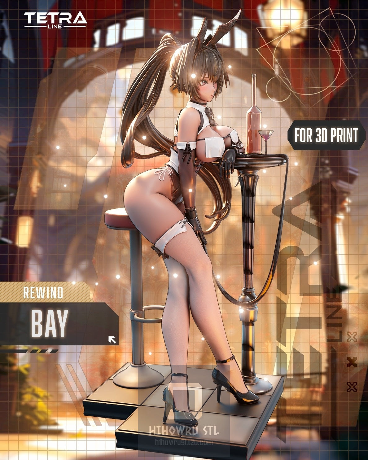 4610 Bay NSFW - Nikke Goddess of Victory - STL 3D Print Files