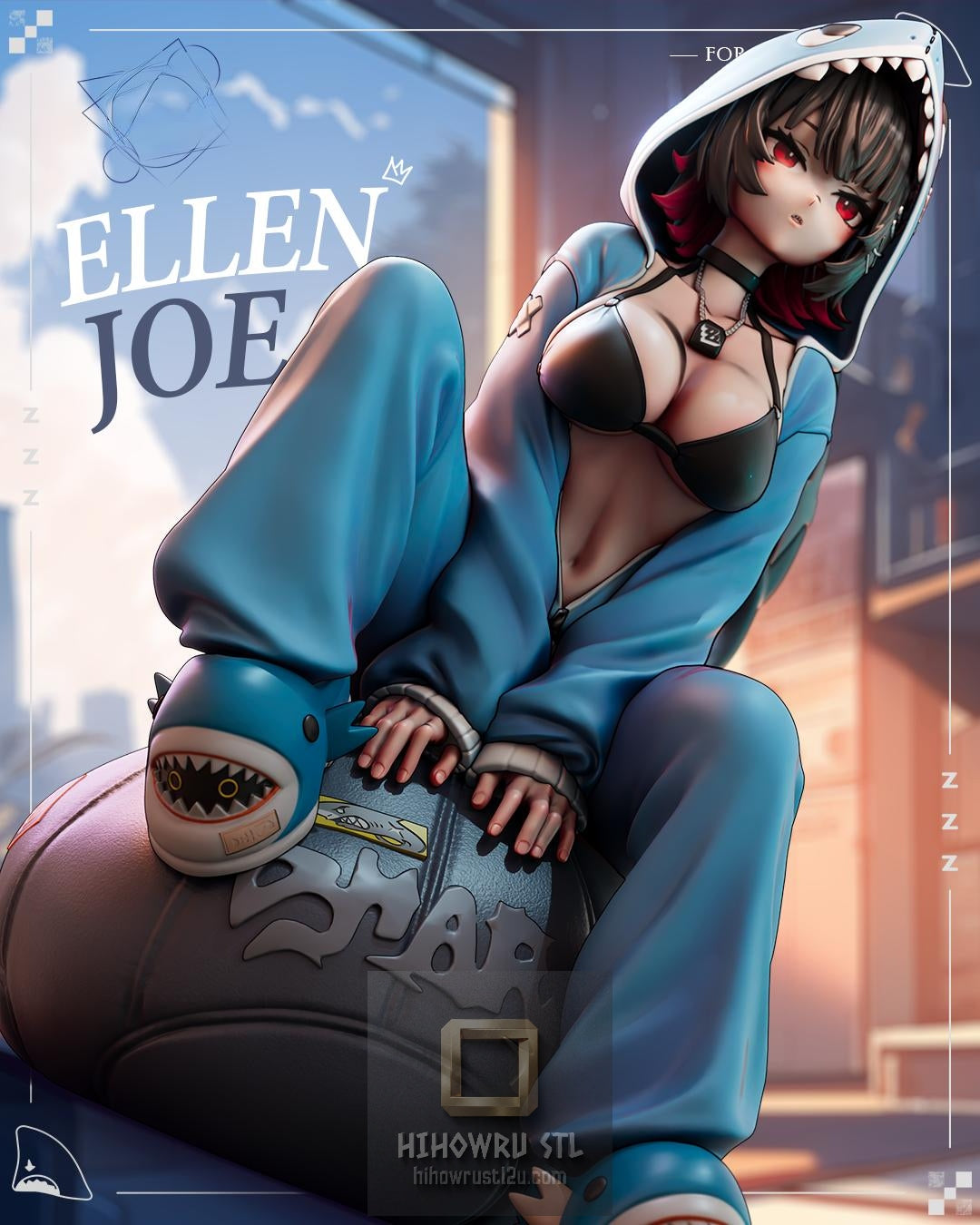 5572 Ellen Joe - Zenless Zone Zero - STL 3D Print Files