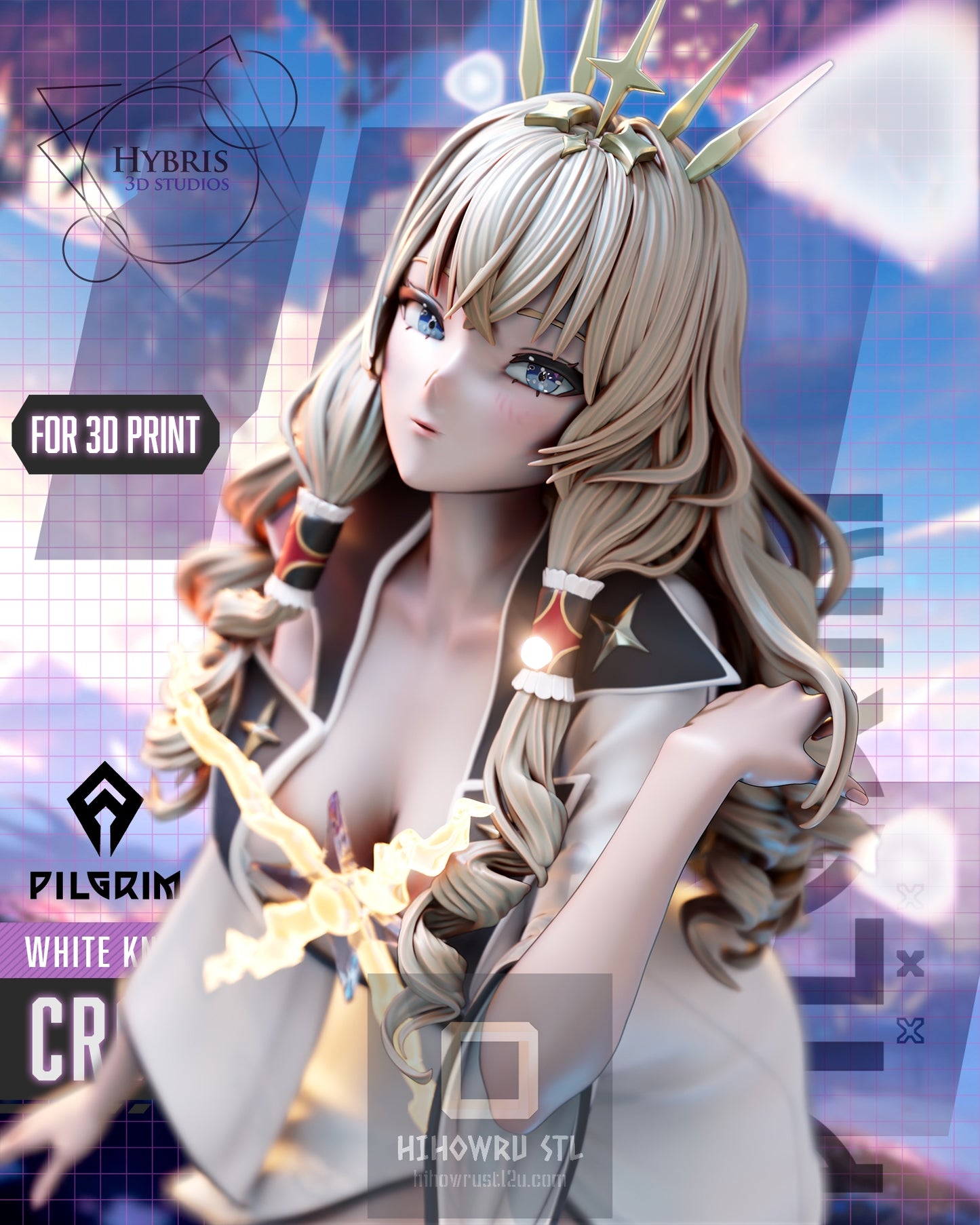 4619 Crown - Nikke Goddess of Victory - STL 3D Print Files