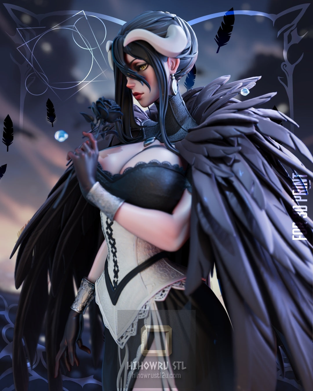 5370 Albedo NSFW - Overlord - STL 3D Print Files