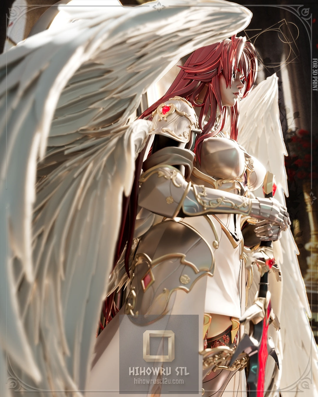5480 Archangel Rias Gremory NSFW - High School DxD - STL 3D Print Files