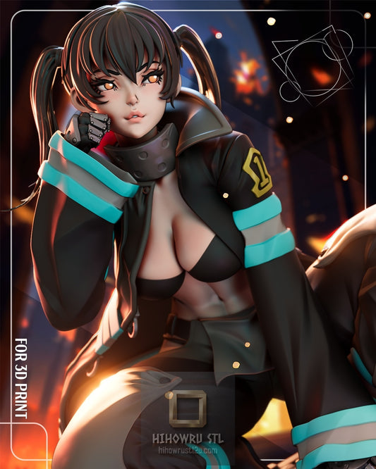 5222 Tamaki Kotatsu - Fire Force - STL 3D Print Files