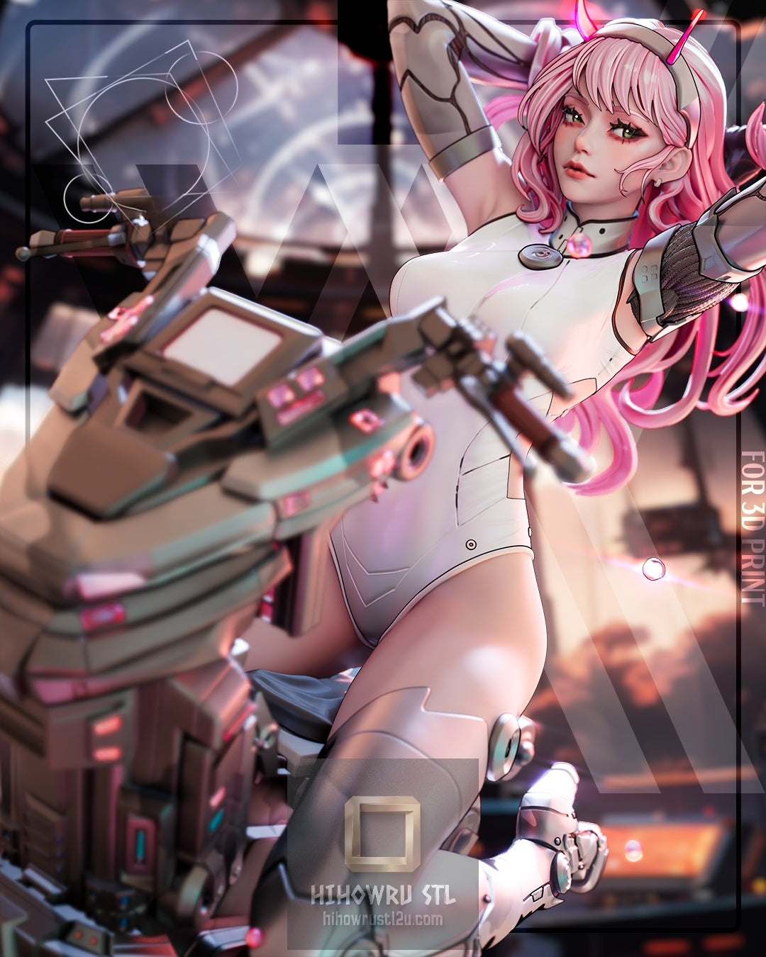 5378 Zero Two - DARLING in the FRANXX - STL 3D Print Files