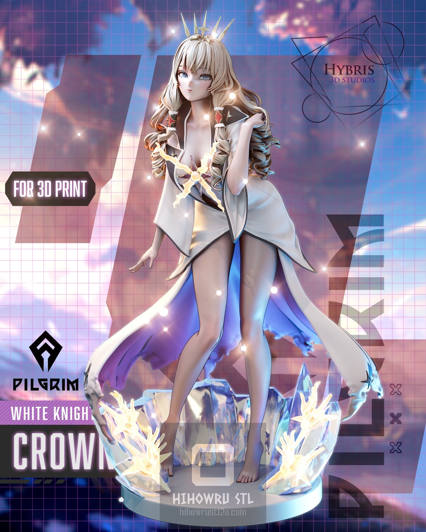 4619 Crown - Nikke Goddess of Victory - STL 3D Print Files