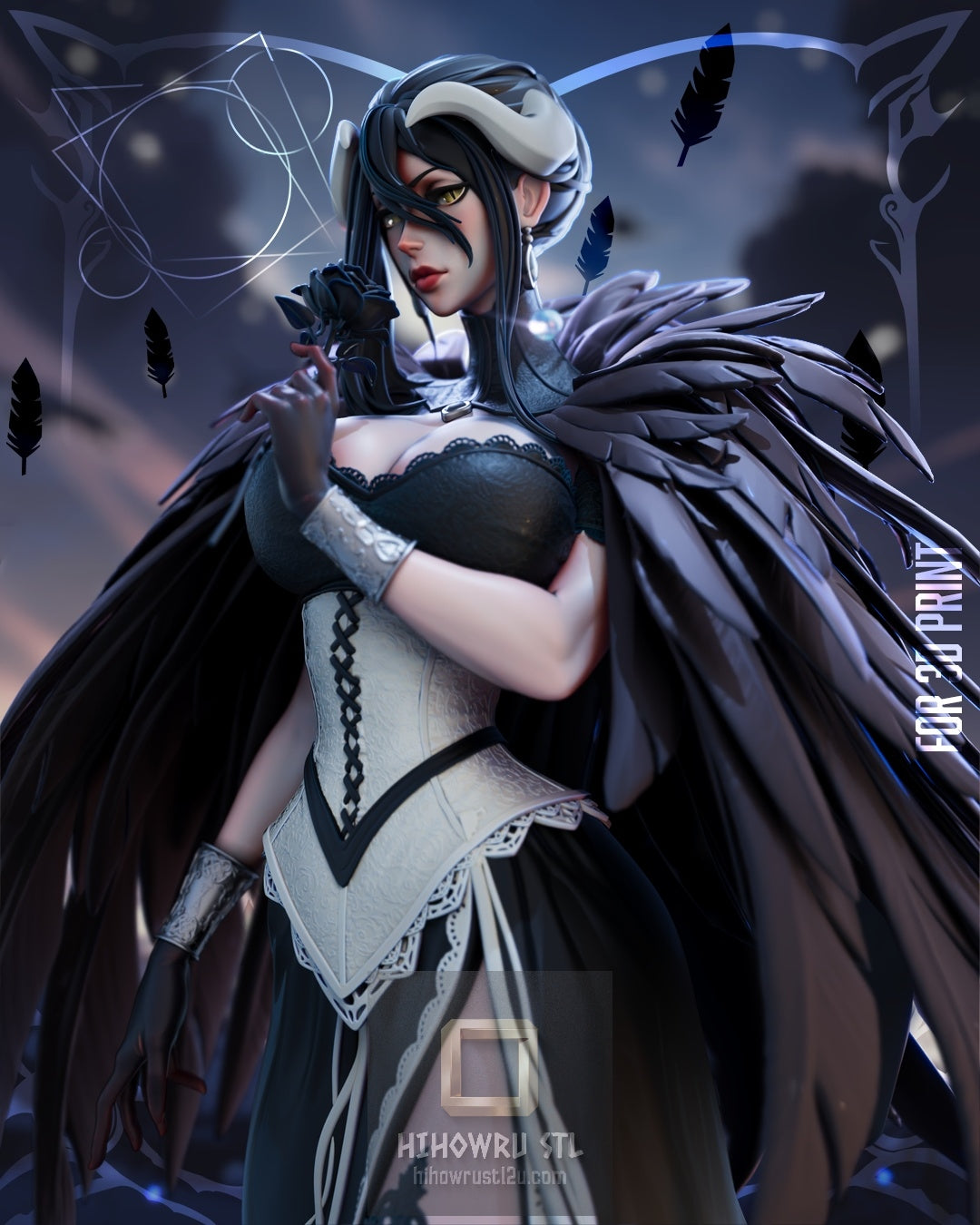 5370 Albedo NSFW - Overlord - STL 3D Print Files