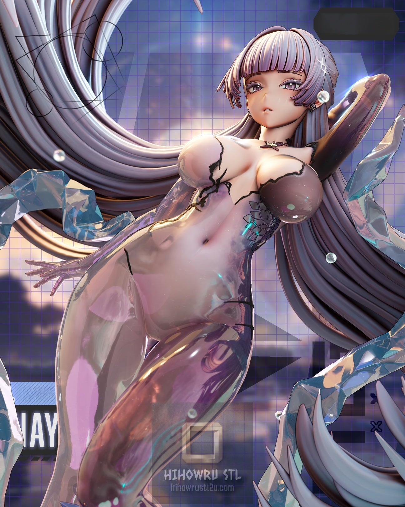 5148 Nayuta NSFW - Nikke Goddess of Victory - STL 3D Print Files
