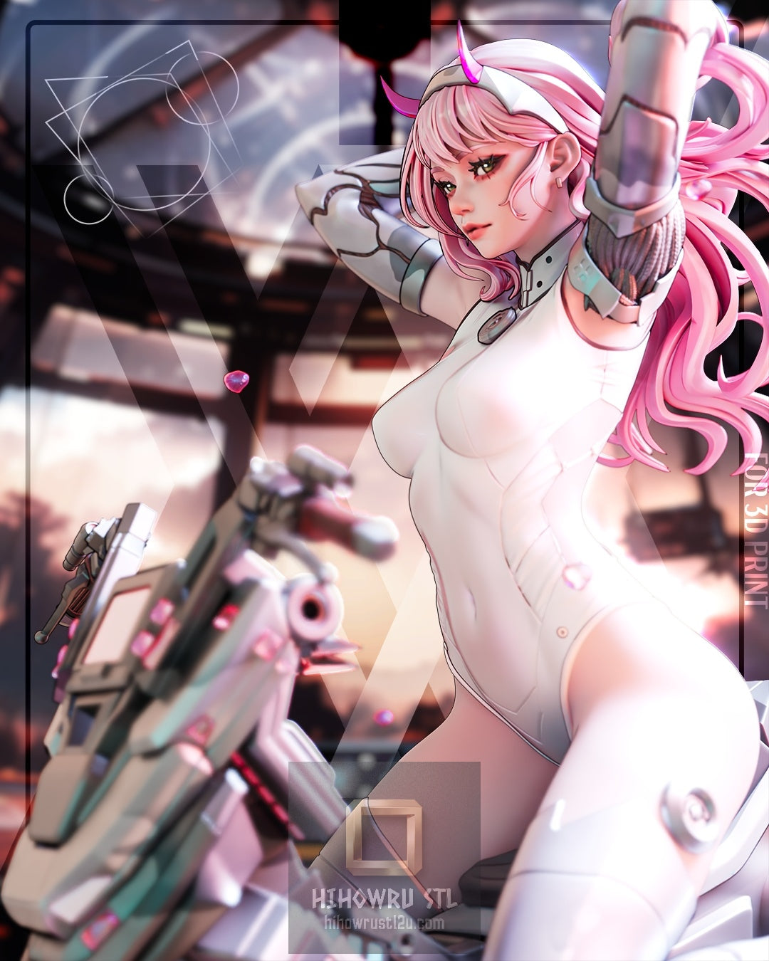 5378 Zero Two - DARLING in the FRANXX - STL 3D Print Files