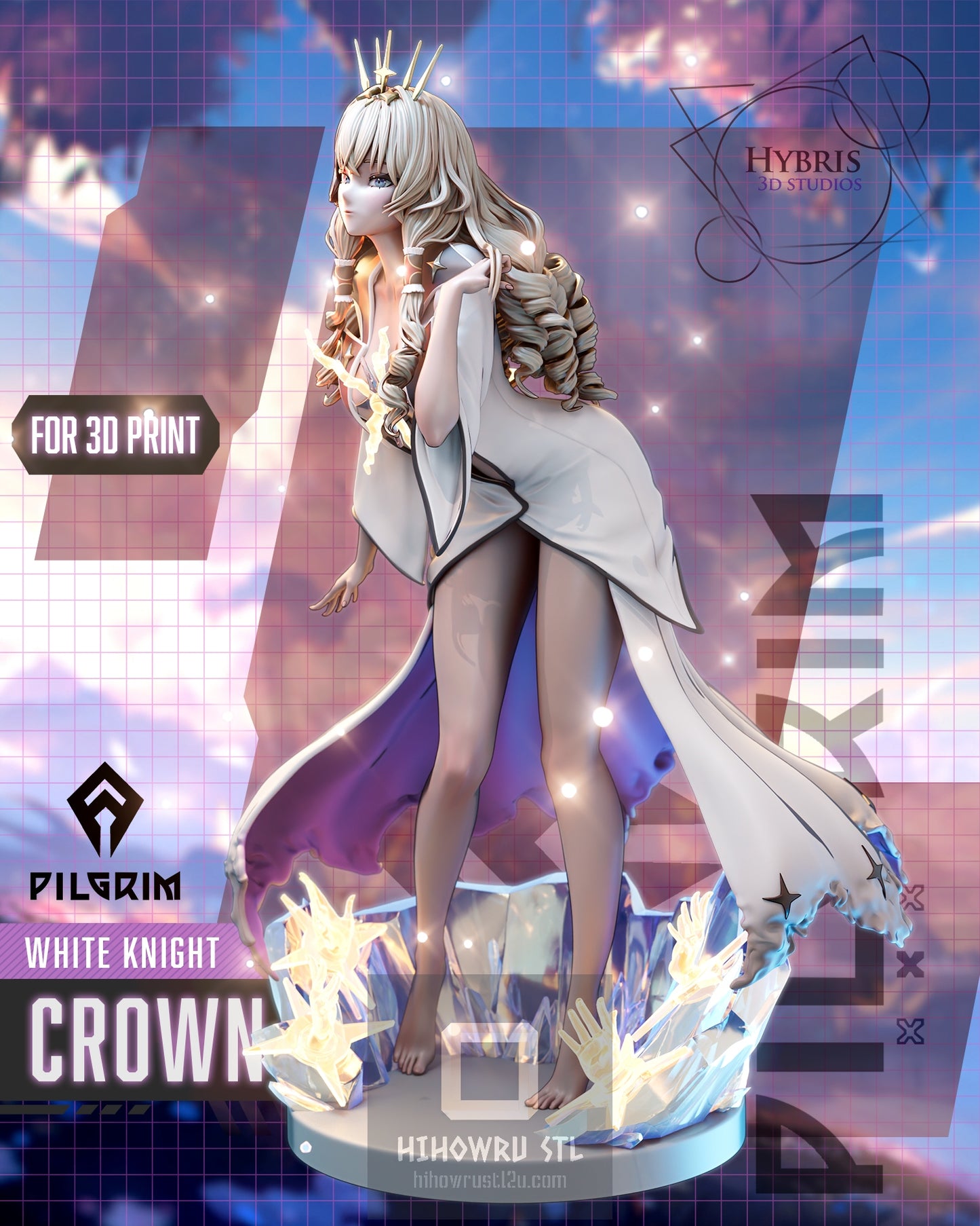 4619 Crown - Nikke Goddess of Victory - STL 3D Print Files