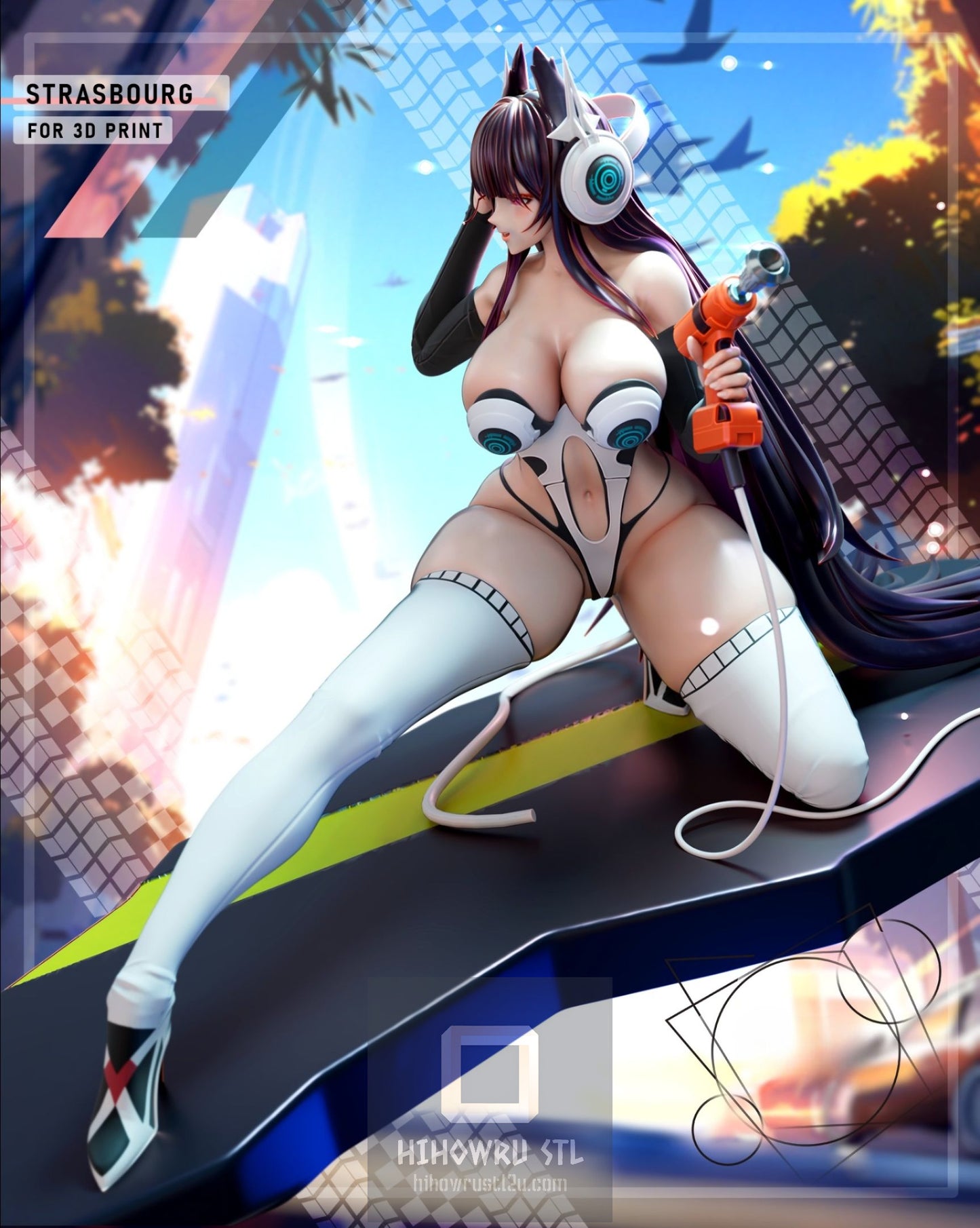 4318 Strasbourg - Azur Lane - STL 3D Print Files