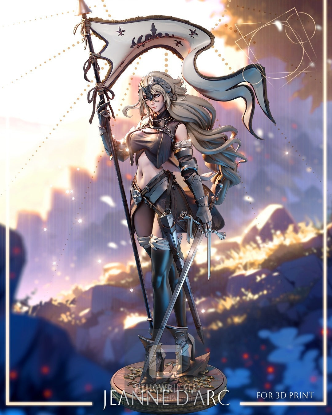 4857 Jeanne d'Arc - Fate/Grand Order - STL 3D Print Files